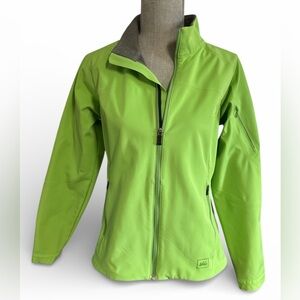 REI Bright Lime Ski Jacket